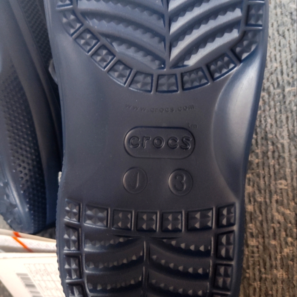 CROCS Blue Sandals with Durable Rubber Sole
